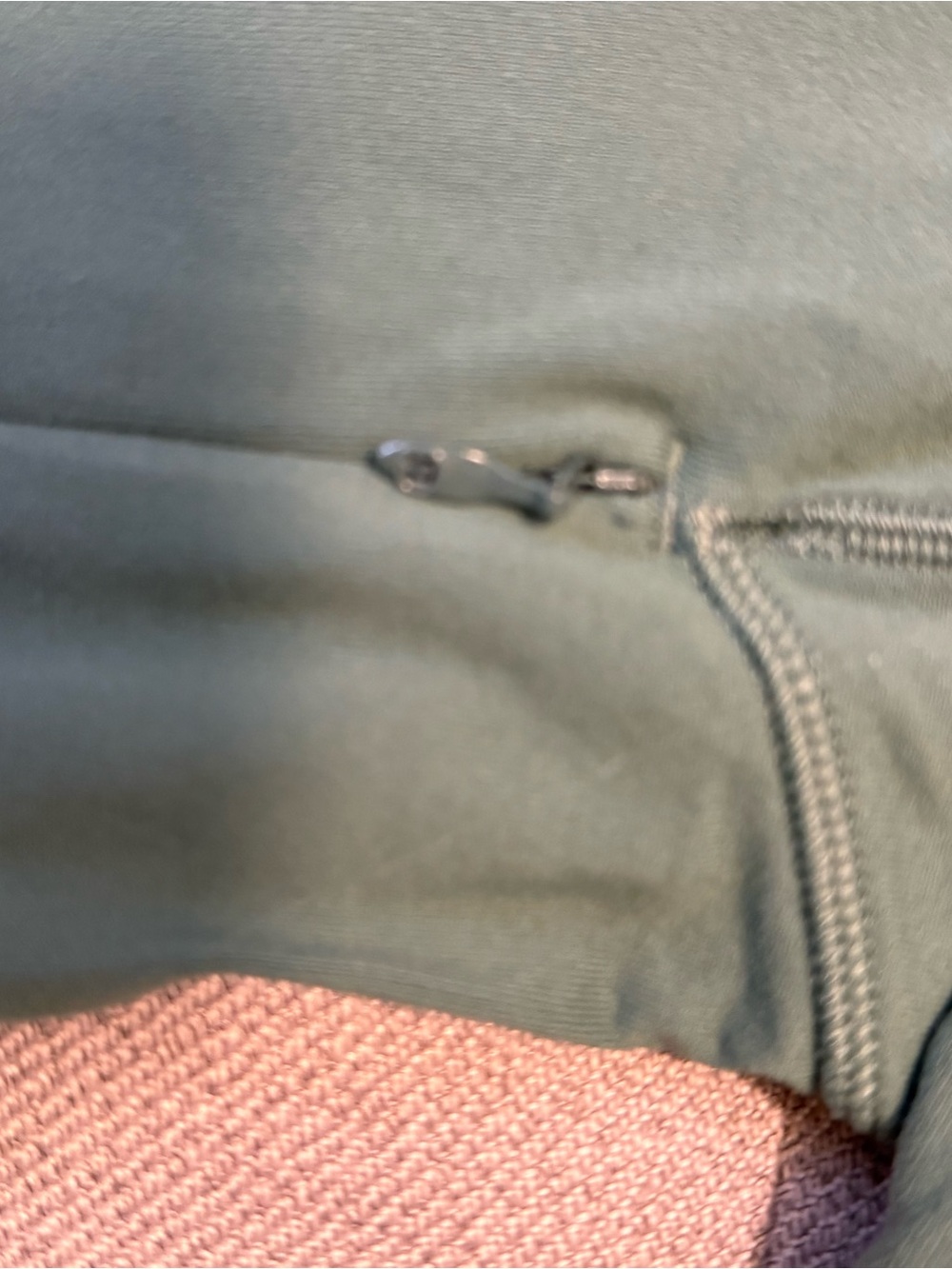 lululemon athletica Teal Crop Half-Zip Pullover - Picture 7 of 7
